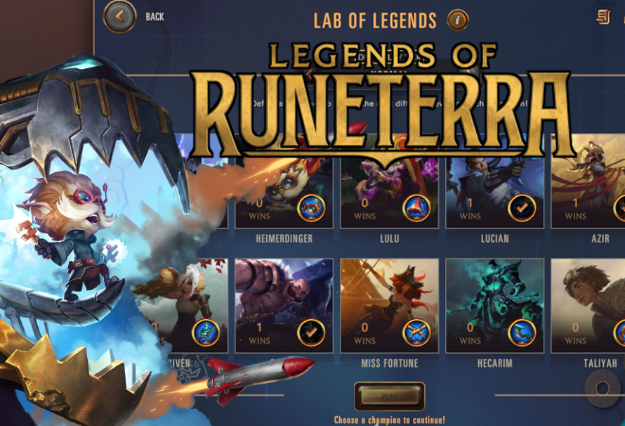 In League with the Legends – Lab of Legends